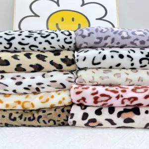호피무늬담요 두꺼운 포근한 갸루 밍크 극세사 이불 무늬