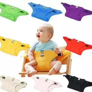 휴대용 아기 의자 안전 보조 유아 아기 식탁 벨트 외식 필수품 폴리 외출