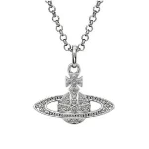 미니 바스 릴리프 실버 여성 목걸이 63020086 02P116 CN