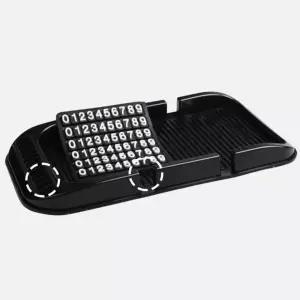 연락처 일상 기획상품 판 용품 거치대 소품 논슬립 멀티 거치 주차 자동차 알림 다용도 패드 차량 전화번호