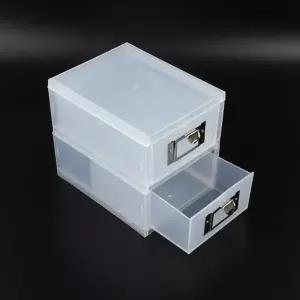 ( )미니 정리함 2단 부품서랍 파츠 공예 작은 책상위 약서랍장 약정리함