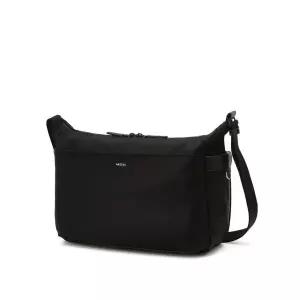헤지스 액세서리 블랙 로고프린트 나일론 크로스백 가방 4522762