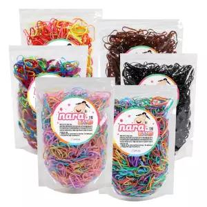 고무나라 나라밴드 머리끈 고무줄 대용량 헤어끈 안아픈 짱짱한 머리고무줄 일반용 50g