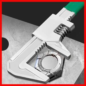 조절식 파이프 렌치 키 대형 입구 배관용 몽키 스패너 자동 싱크 튜브 렌치 다기능 F형