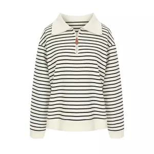 [페이지플린] 카라집업스트라이프맨투맨_P6ATS025C