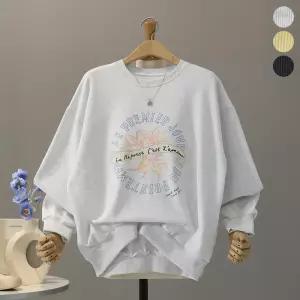 [모노시크] 라무르 플라워 프린팅 맨투맨_MNTG535