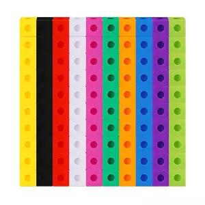 케이맘 연결큐브 100pcs 연결수막대 혼합색 1개 B328