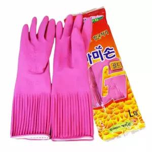마미손 골드 고무 장갑 대 2켤레/위생/손보호/빨래/화장실/습진방지/다용도/세차/다목적/설거지/청소/식당