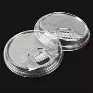 일회용(평면)아이스컵 뚜껑(14/16)20P 투명컵뚜껑