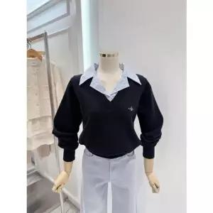 [갤러리아] [ab.f.z] 셔츠 배색 니트(ATA5HW34G)