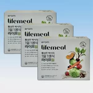 이롬 황성주 1일1생식 라이프밀 식이섬유 아침 간편식 30g 14포 3박스