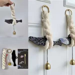 액막이명태 도어벨 만들기 세트 현관종 DIY키트 나전칠기 자개공예 전통 미술수업 재료