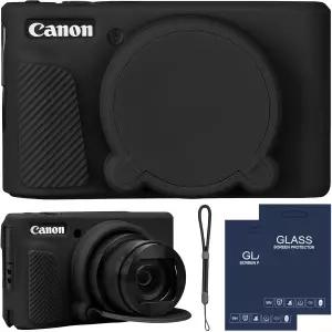 캐논 파워샷 SX740/SX730 디지털 카메라용 HSYJY 카메라 케이스 SX740 HS 소프트 실리콘 보호 탈착식 렌즈