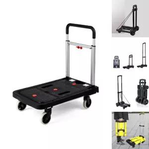 원터치 플랫폼 접이식 카트 중형/핸드/손수레/폴딩/이동식/운반/이동/휴대용/소형/시장/가정용/수레/캠핑