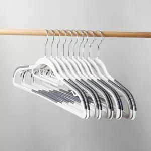 어깨뿔 방지 옷걸이 라운드 슬림 틈새 논슬립 니트