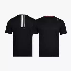 [롯데백화점]스파이더 남성 트레이닝 라드패드 포인트 반팔 티셔츠 SOKMCNRS201MBLK