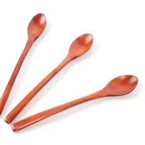 위드미 원목 롱티스푼 3P 원목수저 나무차수저