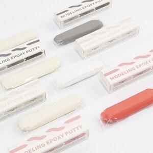모델링 에폭시 퍼티 모델 DIY 수정 수리 도구 블랙 수지 세트 화이트 페인트 그레이