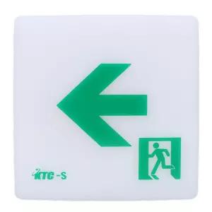 벽부형 복도 통로 LED 유도등 - 베젤리스 소형 단면 좌측/고효율/방향/비상등/피난/대피/안내/비상/유도