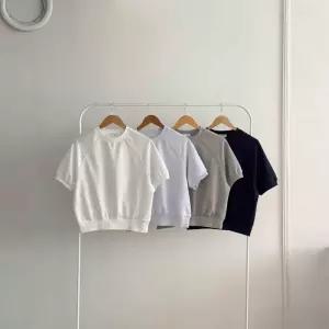 봉봉 봄 나그랑 간절기 티셔츠 미니쭈리 반팔 맨투맨 면혼방 라운드넥 여름 데이트 여행