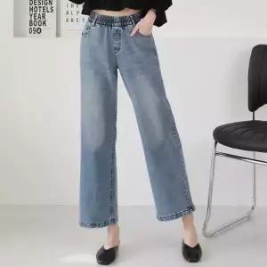 [올리비에스클로젯] 밴딩 일자핏 데님 팬츠_O2603DP023A