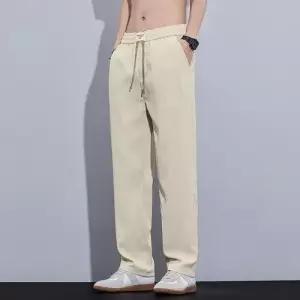 팬츠 여름 남자 트레이닝 쿨 슬랙스 얇은 일상복 통기성 쿨링 스포M1