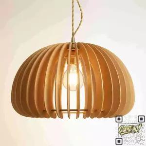 우드 원목 펜던트조명 주방등 식탁등 카페등 다이닝룸 호박모양 LED
