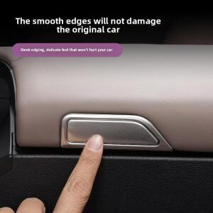 센터 콘솔 콘솔 상자 스위치 버튼 장식 스티커 Lexus ES200 ES300h 2018 + 용 스테인레스 스틸 방지 스크래