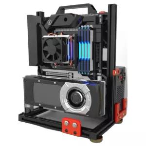 조립식 컴퓨터 케이스 오픈 컴케이스 PC케이스 게이밍