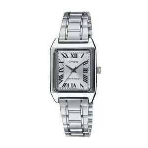 카시오 LTP-V007D-7B 여성 스퀘어 아날로그 메탈 손목 시계