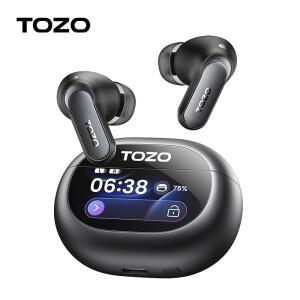 TOZO NC20 Pro 고해상도 이어버드 스마트 터치 스크린 제어 LDAC 무선 블루투스 헤드셋 인이어 딥 베이스