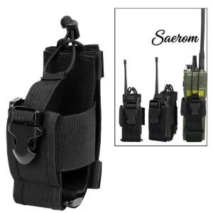 전술 라디오 홀더 시프트 포켓 몰리 파우치 무전기 홀스터 나일론 벨트 가방 사냥 액세서리