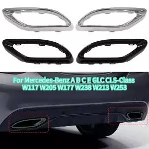 배기음튜닝 머플러 메르세데스-벤츠 호환 A B C E GLC CLS-클래스 W117 W205 W177 W238 W213 W253용 글로스