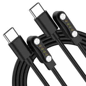 PLAUD 노트 AI 음성 녹음기용 토핏 마그네틱 충전 케이블 녹음기로 USB-C 코드 교체 3.3FT(2팩)