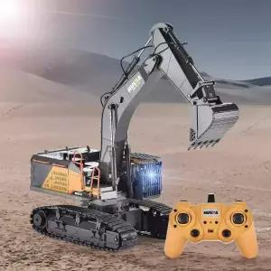 rc 중장비 굴삭기 무선 원격제어 포크레인 장난감 미니 조종 카 건설 대형