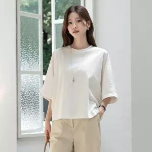 로노 가오리 7부 티셔츠