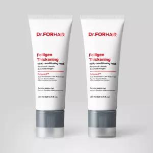 닥터포헤어 두피영양 탈모완화 트리트먼트 폴리젠 씨크닝 스칼프 컨디셔닝 마스크 200mlx2