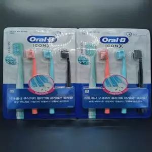 오랄비 아이콘X 칫솔 3개입 x 2팩 / 부드러운 모