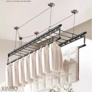 수동 리프팅 이불 건조대 핸들 리프트 베란다 천장 알루미늄 합금 빨래걸이