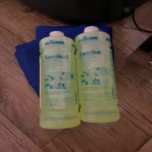 키엘 사니칼 샤니칼 화장실 욕실 사우나 수영장 방수표면 광택 보호 세정제 1L, 2개