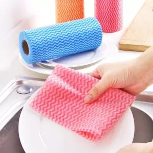 뜯어쓰는행주 주방 일회용 키친타올 레드 행주 일회용행주 부직포행주