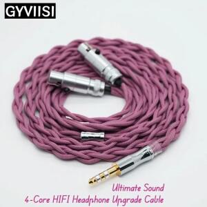 GVS-18 은+금 도금 플러그가 포함된 ？치드 OCC HiFi 헤드폰 케이블  HD490 PRO/S950/hp 호환100SE/MM500용