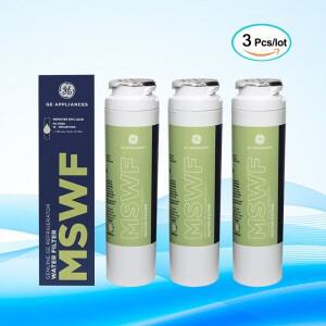 GE MSWF, Tier1 RWF1062, Aquafresh Arrowpure APF-1800, 3 PCS용 교체용 냉장고 정수 필터