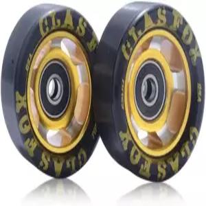 CLAS FOX 95A 스피드/더비 휠 알루미늄 롤러 스케이트 실내 교체 세트