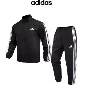 아디다스 우븐소재 트랙수트 상하세트 블랙 아빠선물 트레이닝셋 트렌디한캐주얼룩 츄리닝복 심플룩 헬스복