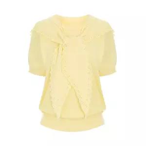 [페이지플린] 펀칭스카시숄콤비라운드니트_P6BKN007C