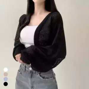 [올리비에스클로젯] 에어리 루즈핏 시스루 가디건_O2604CD016B