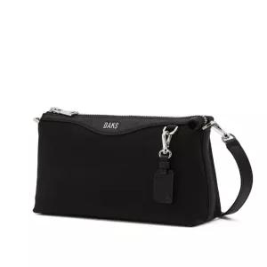 닥스 액세서리 여성 25SS 블랙 로고장식 나일론 크로스백 WCBA5E431BK