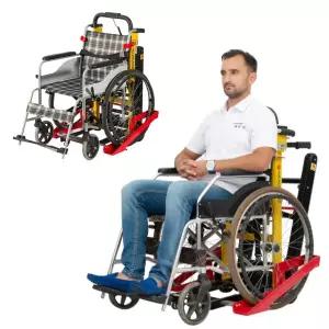 휠체어리프트 장애인휠체어 휠체어계단 경사 보조기구 경사판