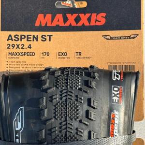 맥시스 아스펜 ST XC 타이어 170tpi 29x2.4 29x2.25 튜브리스 레디 폴딩 29인치 자전거 경기용 초경량 타이
